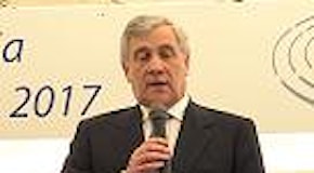 Trattati di Roma, Tajani a Norcia: vicino a tutte le popolazioni terremotate