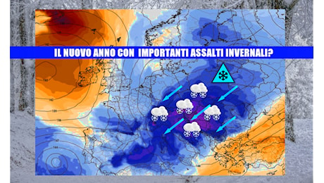 NON C'E' DA ABBASSARE LA GUARDIA: INVERNO PRONTO A GELO E NEVE - METEO LUNGO TERMINE