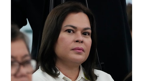 L’annuncio choc di Sara Duterte: «Guai se muoio…»