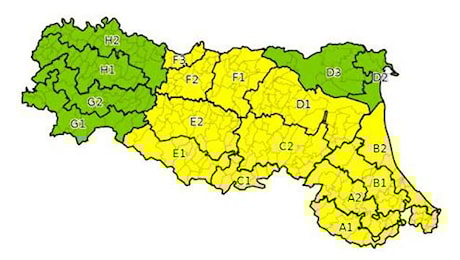 Meteo Romagna: pioggia e temporali: allerta gialla fino a mercoledì 16 aprile