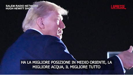 VIDEO Trump: Sono stato a Gaza, potrebbe essere meglio di Montecarlo