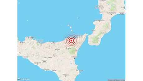 Scossa di TERREMOTO Magnitudo 2.8 a Librizzi (ME) nella regione Sicilia, dati in tempo reale