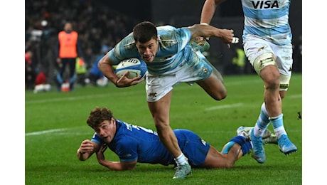 Iniziano male le Autumn Series per gli azzurri: nel primo test match Italia-Argentina 18-50