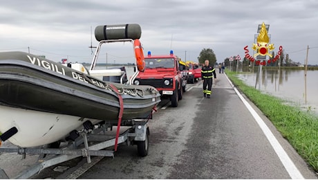 Maltempo in Emilia Romagna, in campo anche i Vigili del Fuoco di Biella FOTO