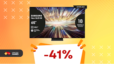 Samsung TV Neo QLED 8K: la risoluzione che supera l’immaginazione! (-41%)