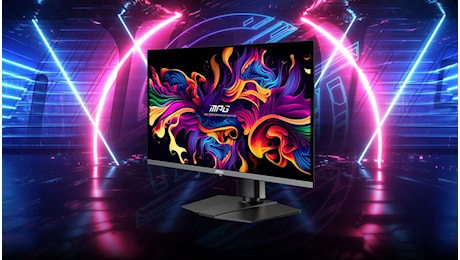 MSI svela al CES 2025 il nuovo monitor MPG 272URX QD-OLED: è un 4K da 240 Hz