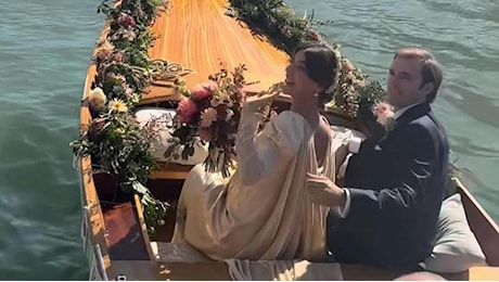 A Venezia il matrimonio della figlia acquisita di Fiorello