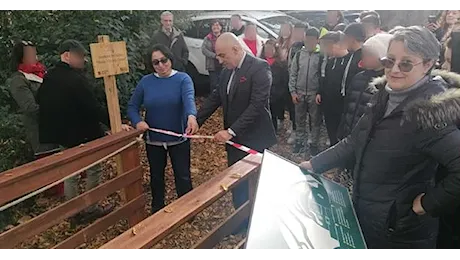 Rocca di Papa. Inaugurato il sentiero inclusivo di Villa Barattolo, sede del Parco regionale dei Castelli Romani