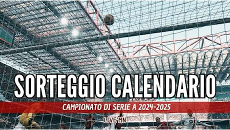Calendario Serie A 24/25: derby alla quinta e poi a febbraio, Milan-Napoli alla decima, la Juve alla tredicesima e poi subito a gennaio