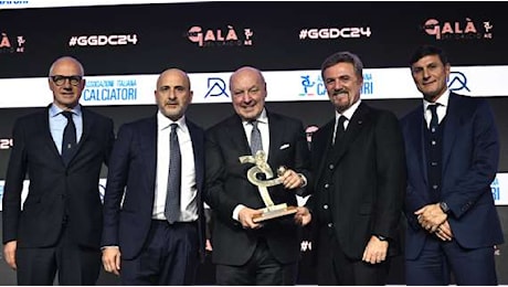 Gran Gala del Calcio AIC 2024, l'Inter vince il premio di 'società dell'anno'