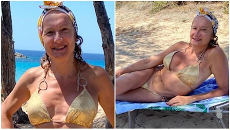 Vladimir Luxuria insultata sui social per una foto in bikini: “Gesto spontaneo, in spiaggia non vai con il cappotto”