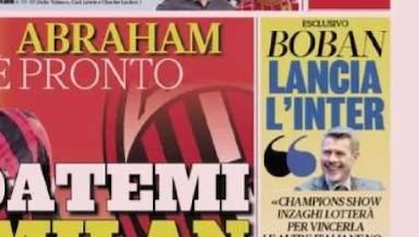 Prima Boban lancia l'Inter: Champions show, Inzaghi lotterà per vincerla