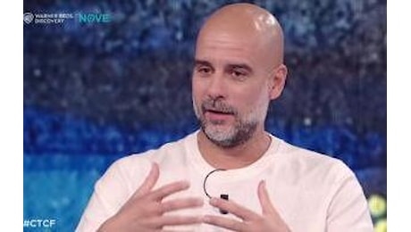 Guardiola a Che tempo che fa: Ho imparato l'italiano con De Gregori