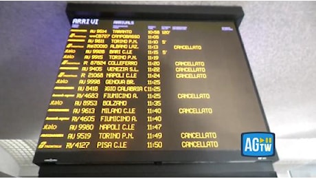 Sciopero nazionale delle ferrovie, disagi alla stazione di Roma Termini: «Sto perdendo una giornata di sole»