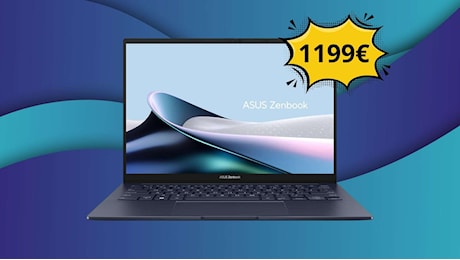 Asus Zenbook 14 OLED, ottimo prezzo: Intel Core Ultra 7 e 16GB di RAM (Amazon)