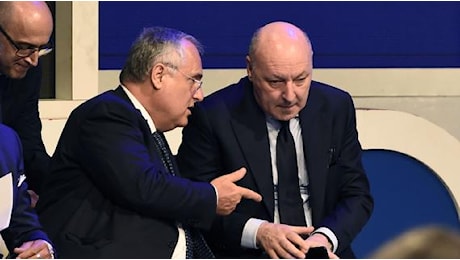 Lazio-Inter è anche Lotito contro Marotta: storia di una piccata rivalità