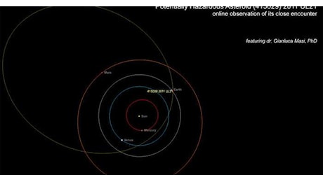 Si avvicina l'asteroide, tra i 10 più grandi del secolo VIDEO