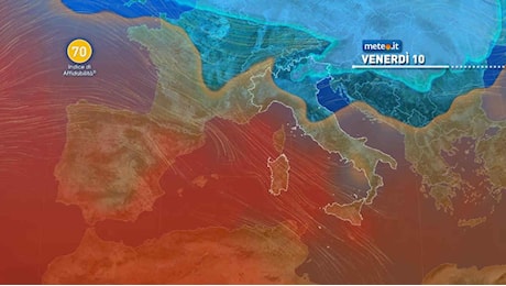 Meteo: da venerdì 10 qualche pioggia, aria fredda e possibile vortice nel weekend!