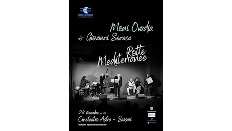 “Rotte Mediterranee”, giovedì Moni Ovadia al Teatro Astra di Sassari