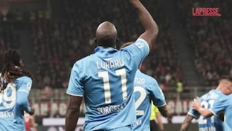 Serie A, Milan-Napoli 0-2: decidono Lukaku e Kvara