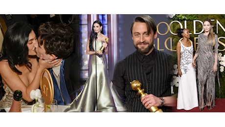 Golden Globe 2025: foto, dietro le quinte, battute, baci