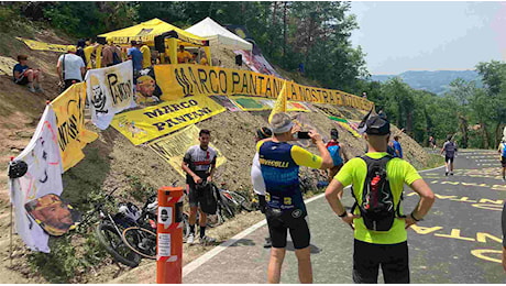 Tour de France, cartoline dall'Alta Valmarecchia: lo spettacolo in giallo