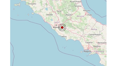Terremoto oggi nel Lazio, giovedì 8 maggio 2025: scossa di magnitudo 2.9 in provincia di Roma. Epicentro e dati ufficiali Ingv