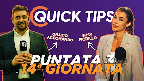 La puntata di Quick Tips sulla 14° di Serie A: i consigli per vincere al Fantacalcio