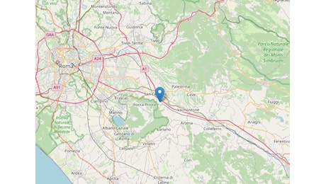 Terremoto Roma, il sindaco di San Cesareo: “nessun danno, situazione sotto controllo”