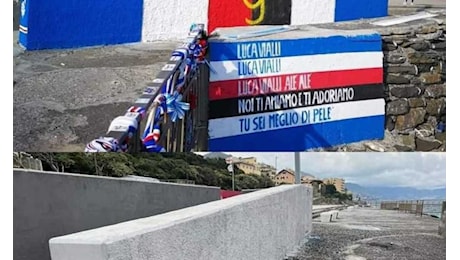 Scontri nel derby Genoa-Sampdoria, vandalizzato il molo di Vialli, ma i blucerchiati lo risistemano