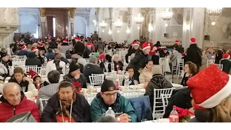 Palermo, alla chiesa della Gancia il pranzo di Natale per i poveri