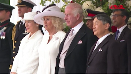 VIDEO Regno Unito, Re Carlo e Camilla accolgono la coppia imperiale giapponese- LaPresse