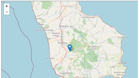 Terremoto nel cosentino: scossa di magnitudo 4.2 a Mangone