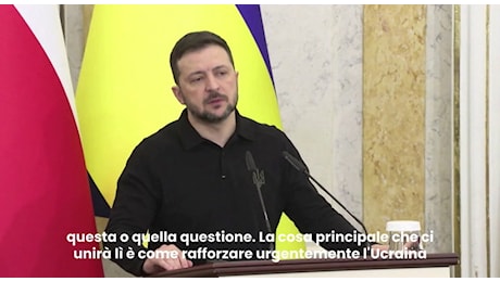 Zelensky chiede agli alleati di aiutare urgentemente l'Ucraina sul campo di battaglia