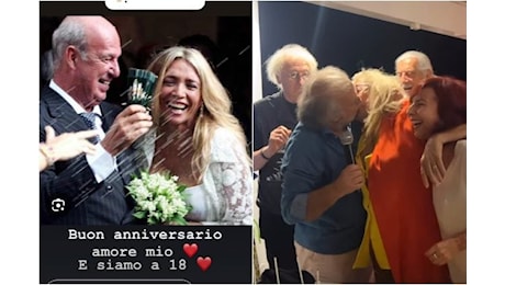 Mara Venier festeggia 18 anni di matrimonio con Nicola Carraro, ieri sera a cena baciava Jerry Calà