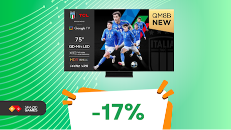 OFFERTA IMPERDIBILE: risparmia il 17% su questa smart TV da 75, ottima per il gaming!