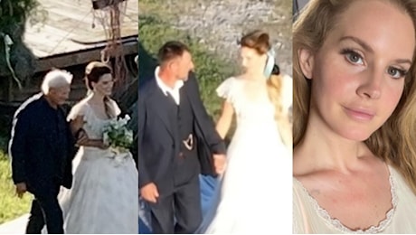 Lana Del Rey si sposa in gran segreto: le foto del matrimonio con Jeremy Dufrene