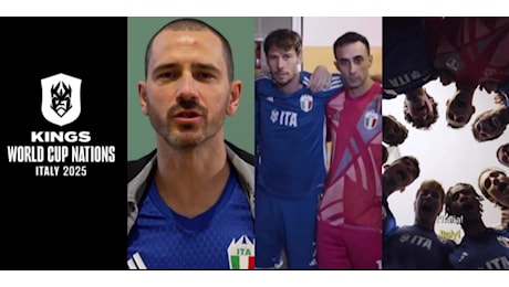 Kings World Nations League, capitan Bonucci annuncia l'Italia sui social