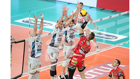 SuperLega, il big match è di Perugia: i gialloblù cedono partita e primato (1-3)