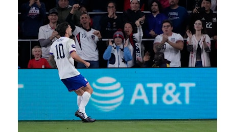 Pulisic segna e balla la 'Trump Dance' in Usa-Giamaica