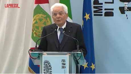 VIDEO Ampezzo, Mattarella ricorda vittime nazifascismo: 1944 fu anno carico di orrore