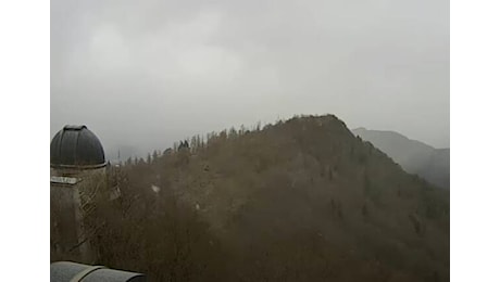 Al Campo dei Fiori di Varese i primi fiocchi di neve