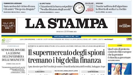 La Stampa - Juve, prime verità