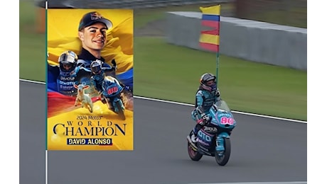 Moto3 Motegi: David Alonso campione del mondo 2024!