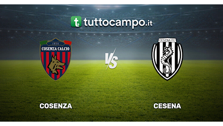 Serie B. Cosenza vs Cesena, gara sospesa per qualche minuto per una contestazione dei tifosi locali