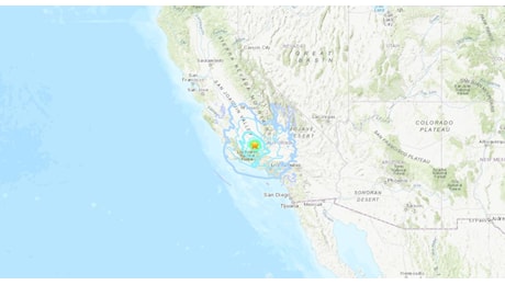 Forte terremoto scuote la California, epicentro a Nord/Ovest di Los Angeles | DATI e MAPPE