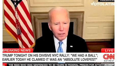 Biden attacca i fan di Trump: «Sono spazzatura». Scoppia la polemica e lui raddrizza il tiro - Il video