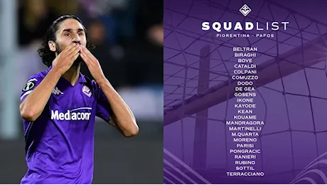 Convocati Fiorentina: Adli out a sorpresa, assenti anche Gudmundsson e Richardson, c'è Biraghi