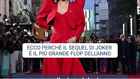 Ecco perché il sequel di Joker è il più grande flop dell'anno