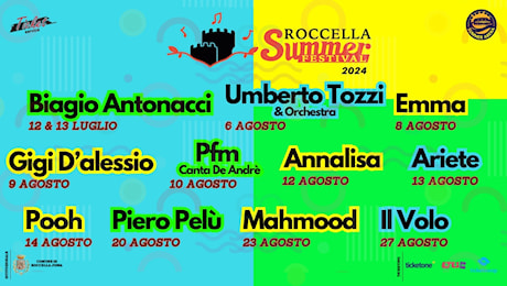 Roccella Summer Festival, boom di prevendite da tutta Italia per i concerti in programma al Teatro al Castello